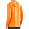 imageNORTHYARD Mens Long Sleeve Hoodie Shirts Sun Protection Fishing Running Swim Rash Guard Lightweight Quick Dry UPF 50 HikingOrange