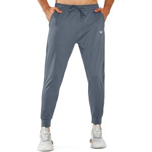 imageNORTHYARD Mens Joggers Pants with Zipper Pockets Tapered Athletic Workout Running Sweatpants for MenCoolgrey