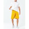 imageNORTHYARD Mens 10quot Athletic Basketball Shorts Quick Dry Lightweight Workout Gym Mesh Running Tennis Shorts with Zip PocketsGold