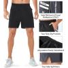 imageNORTHYARD Mens 5quot Athletic Running Shorts Quick Dry Workout Gym Shorts 7quot Lightweight Sports Tennis Shorts Swim Trunks Beach042 Black 2XL