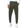 imageNORTHYARD Mens Joggers Pants with Zipper Pockets Athletic Track Pants Tapered Lightweight Mesh for Jogging Running GymArmygreen