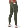 imageNORTHYARD Mens Joggers Pants with Zipper Pockets Athletic Track Pants Tapered Lightweight Mesh for Jogging Running GymArmygreen