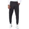 imageNORTHYARD Mens Joggers Pants with Zipper Pockets Athletic Track Pants Tapered Lightweight Mesh for Jogging Running GymBlack