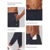 imageNORTHYARD Mens Joggers Pants with Zipper Pockets Athletic Track Pants Tapered Lightweight Mesh for Jogging Running GymBlack