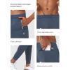imageNORTHYARD Mens Joggers Pants with Zipper Pockets Athletic Track Pants Tapered Lightweight Mesh for Jogging Running GymCoolgrey
