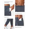 imageNORTHYARD Mens Joggers Pants with Zipper Pockets Athletic Track Pants Tapered Lightweight Mesh for Jogging Running GymDarkgrey