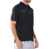 imageNORTHYARD Mens Polo Shirt Quick Dry Sports Golf Shirts Long and Short Sleeve Tennis Pique Shirt Performance Shirts TopsBlack
