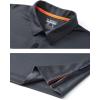 imageNORTHYARD Mens Polo Shirt Quick Dry Sports Golf Shirts Long and Short Sleeve Tennis Pique Shirt Performance Shirts TopsDark Grey