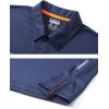 imageNORTHYARD Mens Polo Shirt Quick Dry Sports Golf Shirts Long and Short Sleeve Tennis Pique Shirt Performance Shirts TopsNavy