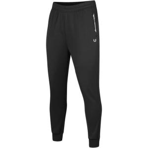 imageNORTHYARD Mens Joggers Pants with Zipper Pockets Athletic Track Pants Tapered Lightweight Mesh for Jogging Running GymBlack