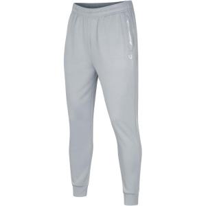imageNORTHYARD Mens Joggers Pants with Zipper Pockets Athletic Track Pants Tapered Lightweight Mesh for Jogging Running GymLightgrey