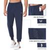 imageNORTHYARD Mens Fleece Joggers Athletic Warm Sweatpants Workout Gym Running Pants Active Winter Thicken Track with PocketsNavy