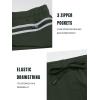 imageNORTHYARD Mens Joggers Pants with Zipper Pockets Lightweight Sweatpants Athletic Running Workout Track Pants for MenArmygreen