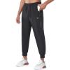 imageNORTHYARD Mens Fleece Joggers Athletic Warm Sweatpants Workout Gym Running Pants Active Winter Thicken Track with PocketsBlack