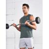 imageNORTHYARD Mens Workout Tank Tops Quick Dry Running Shirts Sleeveless Muscle Shirts Athletic Training SportsDarkgrey