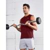 imageNORTHYARD Mens Workout Tank Tops Quick Dry Running Shirts Sleeveless Muscle Shirts Athletic Training SportsWine
