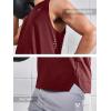 imageNORTHYARD Mens Workout Tank Tops Quick Dry Running Shirts Sleeveless Muscle Shirts Athletic Training SportsWine