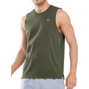 imageNORTHYARD Mens Workout Tank Tops Quick Dry Running Shirts Sleeveless Muscle Shirts Athletic Training SportsArmygreen