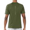 imageNORTHYAD Mens Athletic Shirts Workout Running Short Sleeve TShirt Quick Dry Lightweight Gym Tee TopsArmygreen