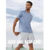 imageNORTHYAD Mens Athletic Shirts Workout Running Short Sleeve TShirt Quick Dry Lightweight Gym Tee TopsBlueheather