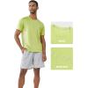 imageNORTHYAD Mens Athletic Shirts Workout Running Short Sleeve TShirt Quick Dry Lightweight Gym Tee TopsLemonyellow