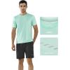 imageNORTHYAD Mens Athletic Shirts Workout Running Short Sleeve TShirt Quick Dry Lightweight Gym Tee TopsLightmint