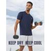 imageNORTHYAD Mens Athletic Shirts Workout Running Short Sleeve TShirt Quick Dry Lightweight Gym Tee TopsNavy
