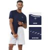 imageNORTHYAD Mens Athletic Shirts Workout Running Short Sleeve TShirt Quick Dry Lightweight Gym Tee TopsNavy