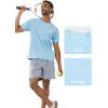 imageNORTHYAD Mens Athletic Shirts Workout Running Short Sleeve TShirt Quick Dry Lightweight Gym Tee TopsSkyblue