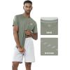 imageNORTHYAD Mens Athletic Shirts Workout Running Short Sleeve TShirt Quick Dry Lightweight Gym Tee TopsSliversage