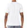 imageNORTHYAD Mens Athletic Shirts Workout Running Short Sleeve TShirt Quick Dry Lightweight Gym Tee TopsWhite