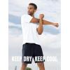 imageNORTHYAD Mens Athletic Shirts Workout Running Short Sleeve TShirt Quick Dry Lightweight Gym Tee TopsWhite