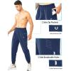 imageNORTHYARD Mens Athletic Running Pants Lightweight Workout Joggers Quick Dry Gym Sweatpants Active Sports Track TrainingDarkblue