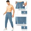 imageNORTHYARD Mens Athletic Running Pants Lightweight Workout Joggers Quick Dry Gym Sweatpants Active Sports Track TrainingGreyblue
