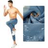 imageNORTHYARD Mens Athletic Running Pants Lightweight Workout Joggers Quick Dry Gym Sweatpants Active Sports Track TrainingGreyblue