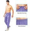 imageNORTHYARD Mens Athletic Running Pants Lightweight Workout Joggers Quick Dry Gym Sweatpants Active Sports Track TrainingViolet