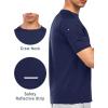imageNORTHYARD Mens Athletic Running TShirts Quick Dry Workout Shirts ShortSleeve Sports Gym Tee Tops Performance ActivewearDarkblue