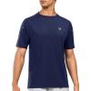 imageNORTHYARD Mens Athletic Running TShirts Quick Dry Workout Shirts ShortSleeve Sports Gym Tee Tops Performance ActivewearDarkblue
