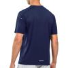 imageNORTHYARD Mens Athletic Running TShirts Quick Dry Workout Shirts ShortSleeve Sports Gym Tee Tops Performance ActivewearDarkblue