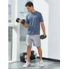 imageNORTHYARD Mens Athletic Running TShirts Quick Dry Workout Shirts ShortSleeve Sports Gym Tee Tops Performance ActivewearFederalblue