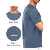 imageNORTHYARD Mens Athletic Running TShirts Quick Dry Workout Shirts ShortSleeve Sports Gym Tee Tops Performance ActivewearFederalblue