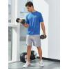 imageNORTHYARD Mens Athletic Running TShirts Quick Dry Workout Shirts ShortSleeve Sports Gym Tee Tops Performance ActivewearGreyblue