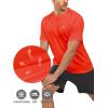 imageNORTHYARD Mens Athletic Running TShirts Quick Dry Workout Shirts ShortSleeve Sports Gym Tee Tops Performance ActivewearRed