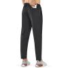 imageNORTHYARD Mens Athletic Track Pants Sweatpants with Zipper Pockets Workout Gym Jogger Pants Open BottomBlack
