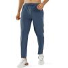 imageNORTHYARD Mens Athletic Track Pants Sweatpants with Zipper Pockets Workout Gym Jogger Pants Open BottomCoolgrey