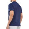 imageNORTHYARD Mens Cotton Shirts Heavyweight Short Sleeve Casual TShirts with Chest Pocket Work WearNavy