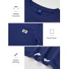 imageNORTHYARD Mens Cotton Shirts Heavyweight Short Sleeve Casual TShirts with Chest Pocket Work WearNavy