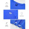 imageNORTHYARD Mens Cotton Shirts Heavyweight Short Sleeve Casual TShirts with Chest Pocket Work WearRoyalblue