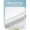 imageNORTHYARD Mens Cotton Shirts Heavyweight Short Sleeve Casual TShirts with Chest Pocket Work WearWhite