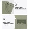 imageNORTHYARD Mens Heavyweight Cotton TShirts Crewneck Short Sleeve Fashion Casual Shirts for MenGreygreen